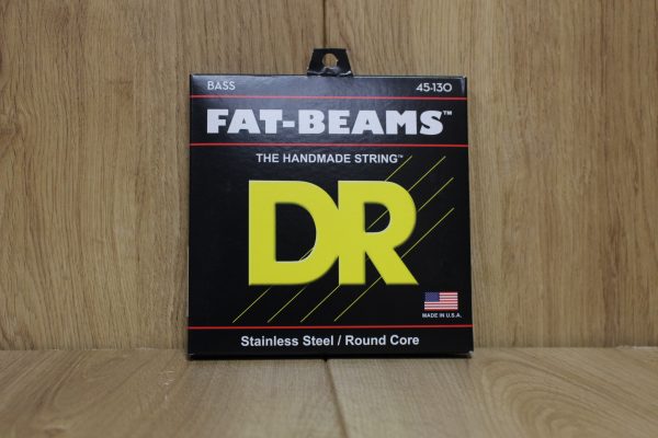Rrd DR String FB5-130 Set Corde Per Basso Fat-Beam | Manico Basso Set Corde A 5 | .045 .065 .085 .105 .130 | Acciaio Inossidabile